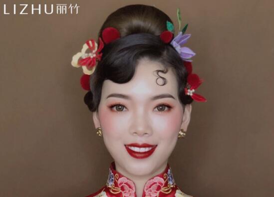 麗竹彩妝作品|中國古風(fēng)造型，不負(fù)一世韶光