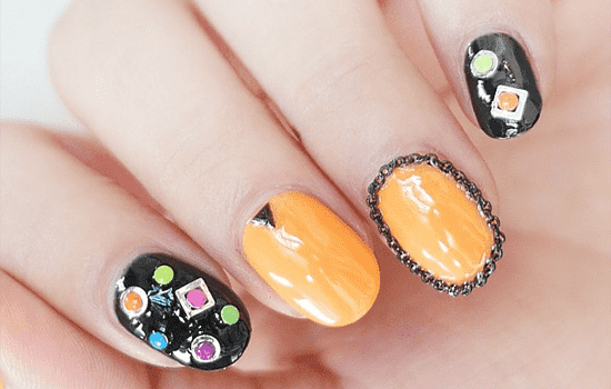 南寧美甲學校：夏季復古橘美甲教程