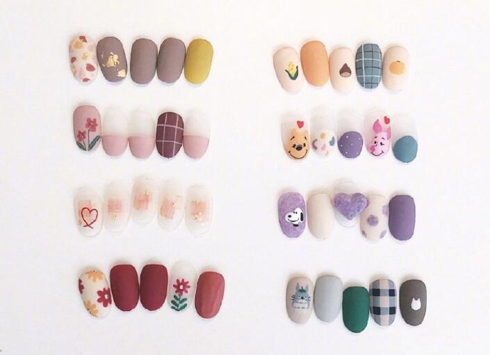 南寧好的美甲學校：韓系超萌磨砂美甲