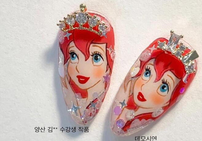 彩繪迪士尼美甲，南寧口碑好的美甲學(xué)校邀你一起畫