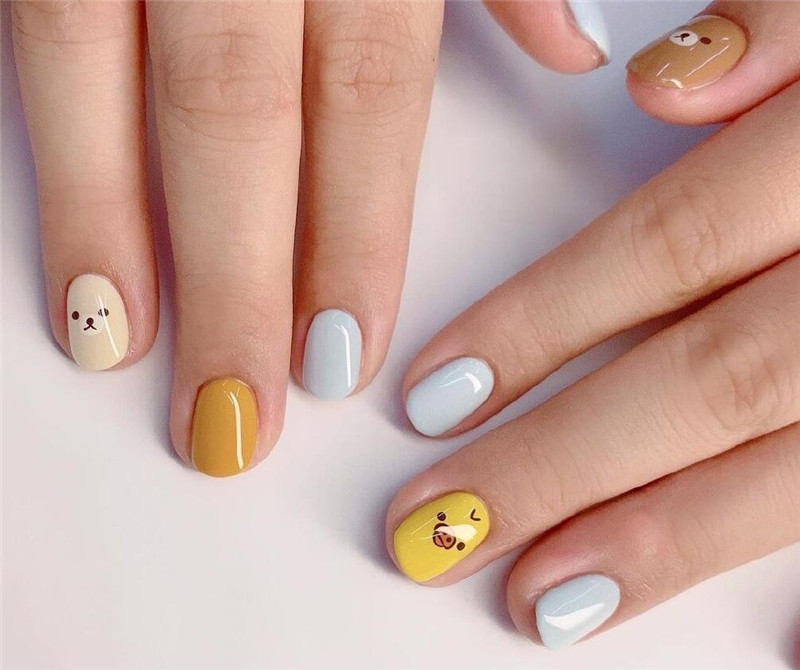 奶游系美甲，南寧美甲學(xué)校教你畫