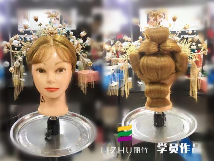 廣西化妝培訓(xùn)班中式秀禾學(xué)員作品