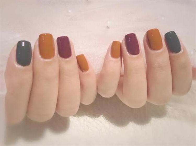 美甲配色技巧，廣西美甲培訓(xùn)機(jī)構(gòu)分享作品案例