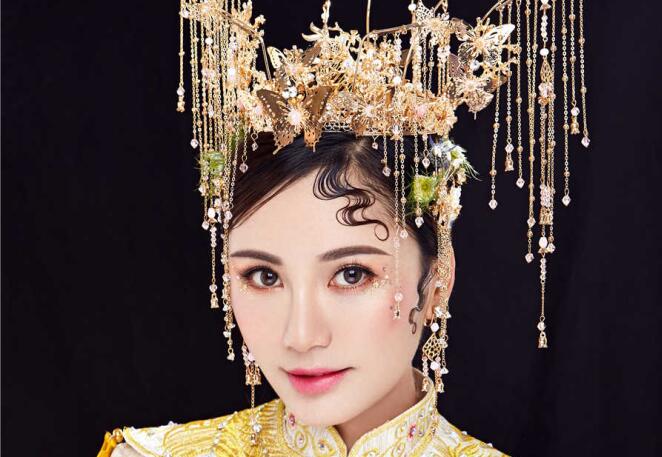 中式新娘妝的注意事項，廣西化妝課堂總結好了