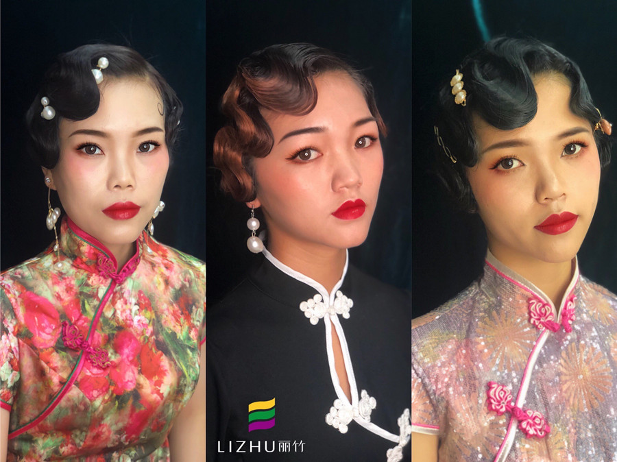 旗袍民國(guó)風(fēng)造型，告訴你南寧學(xué)彩妝哪家教得好