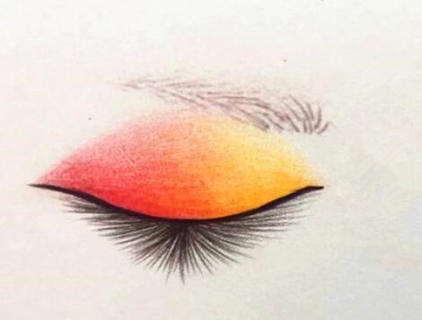 正確的眼影畫(huà)法，廣西教彩妝的機(jī)構(gòu)在演示手法