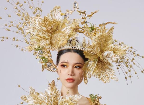 金色創(chuàng)意妝容 | 桂林美業(yè)大賽創(chuàng)意彩妝作品