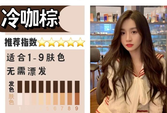 不漂也好看的棕色法系，南寧燙染學(xué)校分享