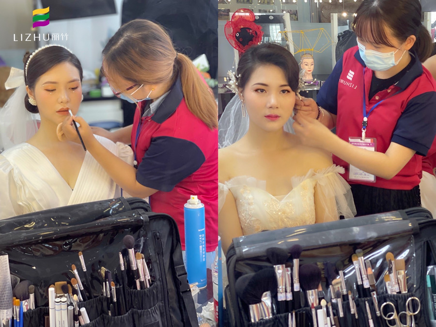 南寧化妝學(xué)校新娘妝？麗竹化妝時(shí)尚新娘研修班