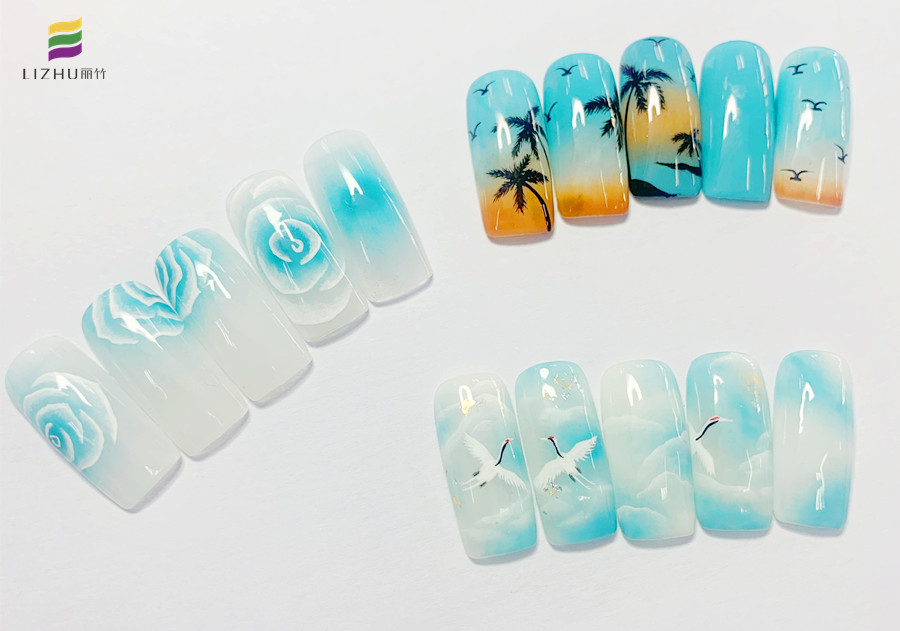 網(wǎng)紅美甲火爆款，麗竹美甲學(xué)校學(xué)員作品