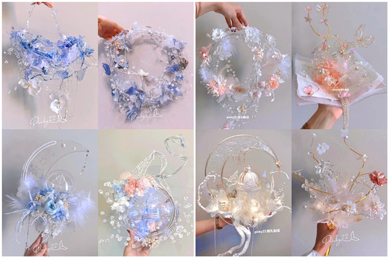 仙女新娘手捧花，南寧插花花藝培訓(xùn)邀你共賞