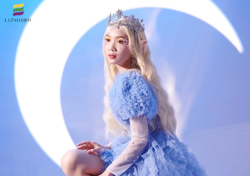 夢幻月光精靈造型，南寧彩妝培訓(xùn)網(wǎng)紅作品