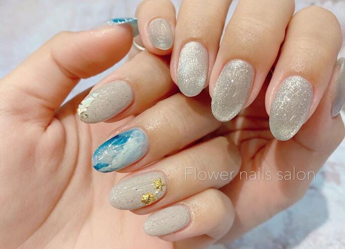 分享晶石貓眼美甲圖片，告訴你廣西學(xué)美甲哪家時(shí)尚