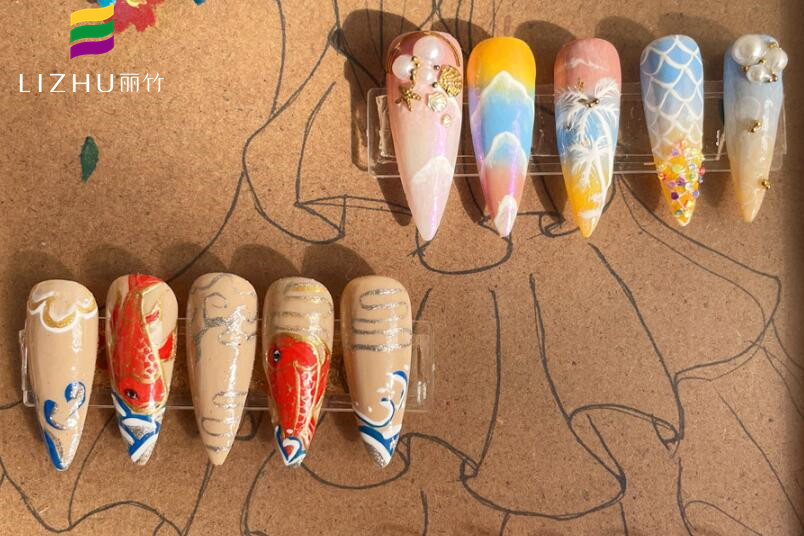 南寧美甲培訓(xùn)班學(xué)員畢業(yè)作品欣賞