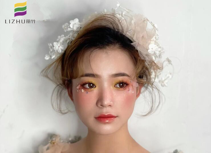 抽絲森系新娘，廣西新娘妝培訓學校作品