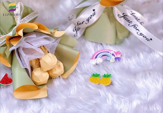 零食花束圖片，南寧花藝師培訓學校作品