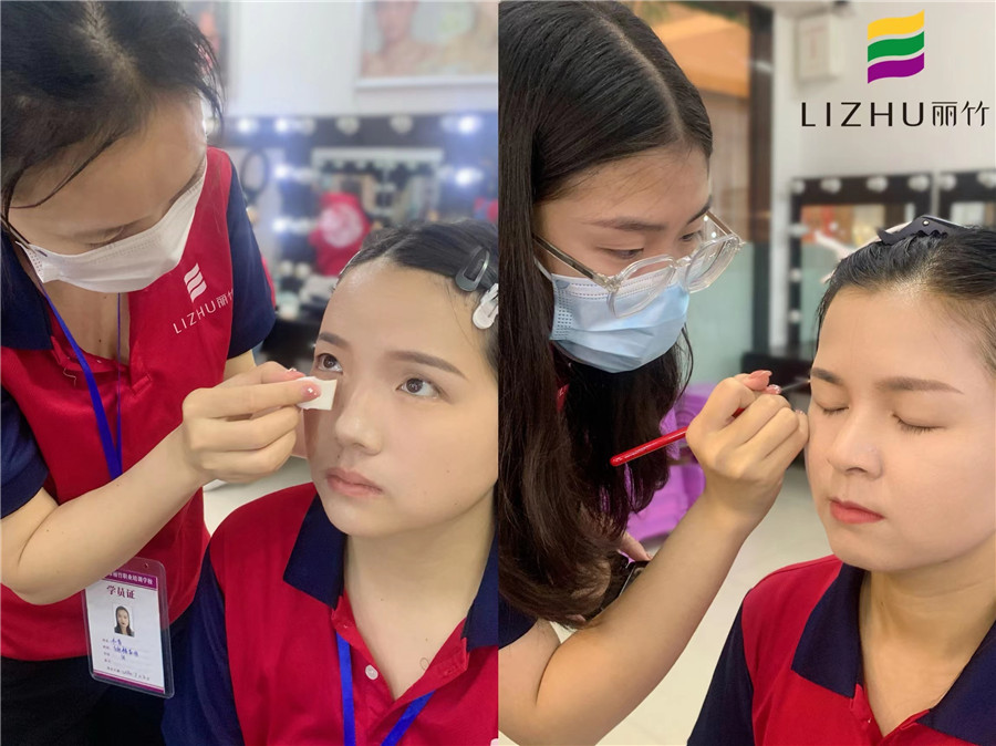 眼部淚溝遮瑕技巧，廣西美妝培訓學校分享