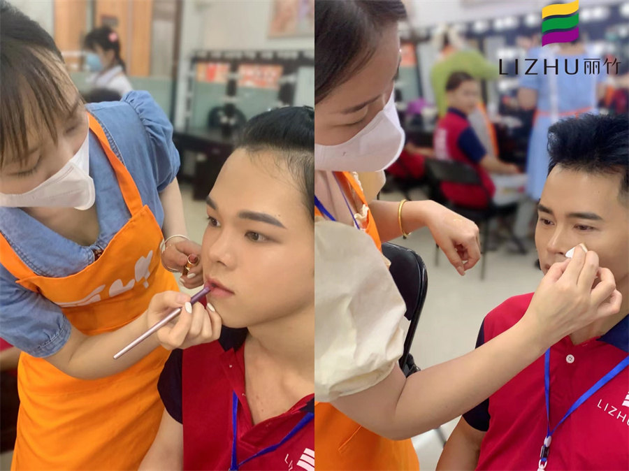 男士化妝技巧，南寧化妝學(xué)校分享課件