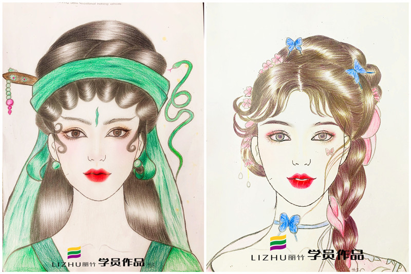 紙妝基礎(chǔ)圖練習(xí)，零基礎(chǔ)學(xué)化妝一點也不難