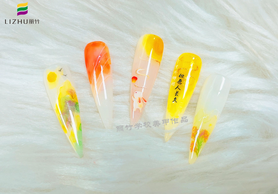 中秋美甲欣賞 | 南寧專(zhuān)業(yè)正規(guī)美甲學(xué)校學(xué)員作品