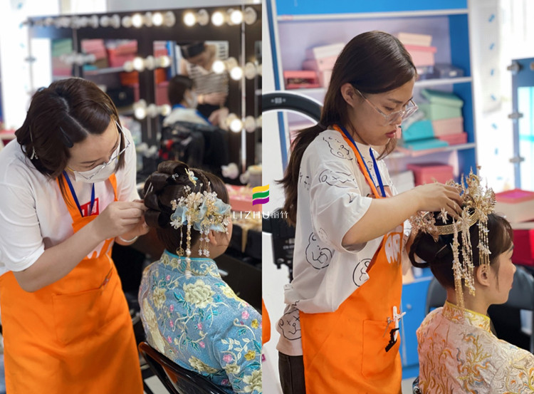 南寧化妝學(xué)校新娘妝：如何挑選頭飾？