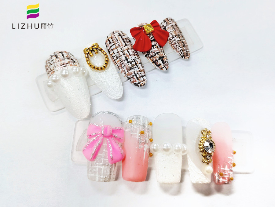 小香風格紋美甲，南寧美甲教學分享