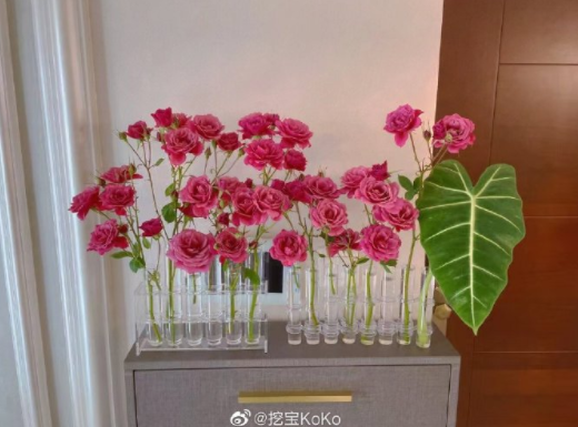 試管花瓶插花，廣西南寧花藝師培訓(xùn)學(xué)校分享浪漫