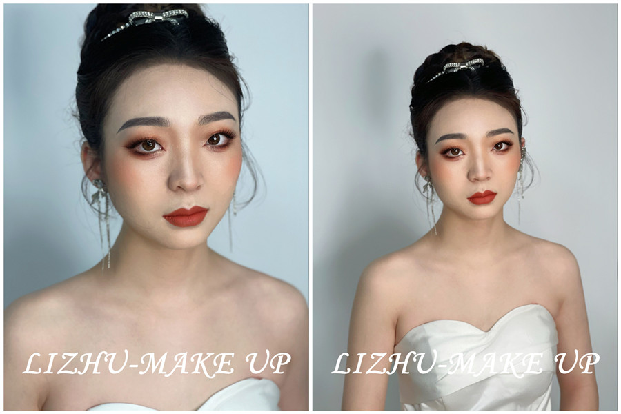 復(fù)古風(fēng)尚新娘造型，告訴你南寧彩妝職業(yè)技術(shù)哪家好