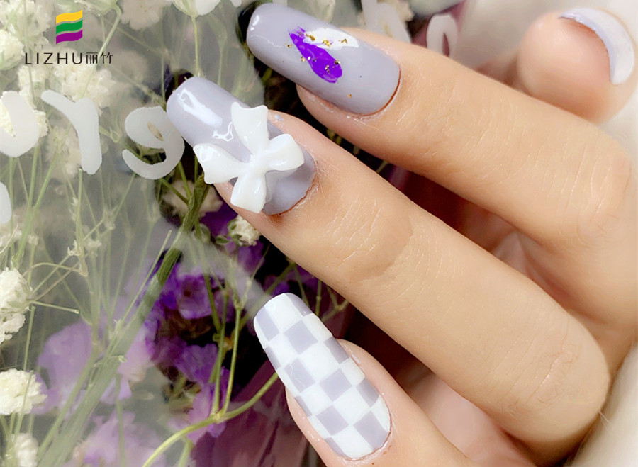 鮮花美甲，南寧美甲款式造型學(xué)校作品