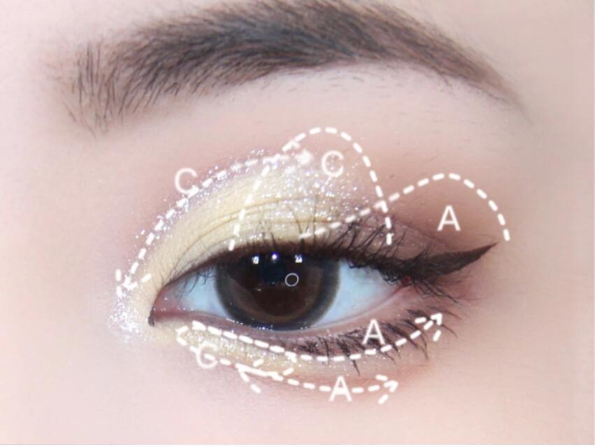 春日彩色眼妝，廣西彩妝基礎(chǔ)培訓(xùn)教學(xué)