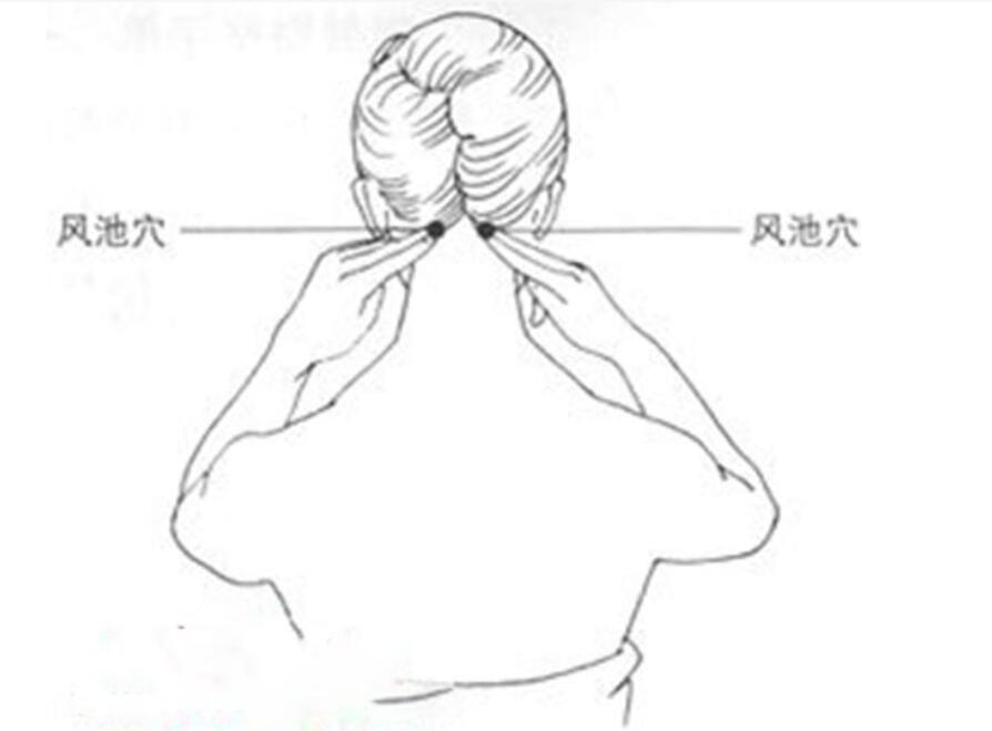 點(diǎn)按風(fēng)池有什么作用？南寧學(xué)美容經(jīng)絡(luò)