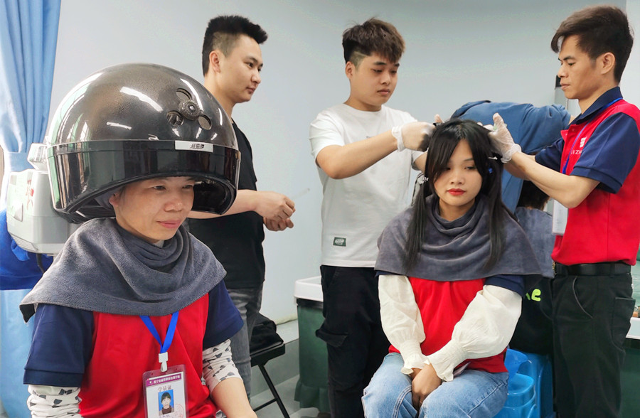 美發(fā)焗油的好處，南寧美發(fā)管理學校講解