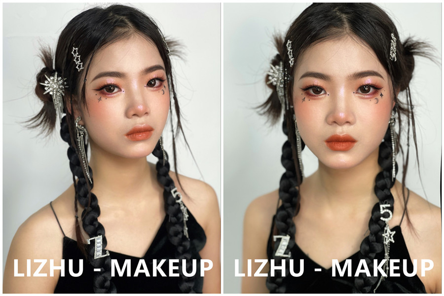 y2k寫真造型，南寧彩妝寫真造型培訓班作品