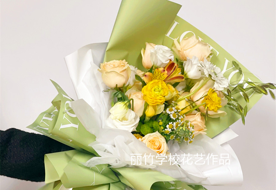 韓系花束的特點，廣西學插花藝術