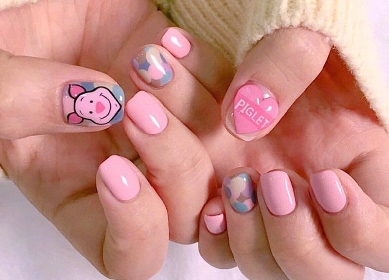 彩繪卡通美甲，南寧美甲培訓(xùn)機(jī)構(gòu)分享