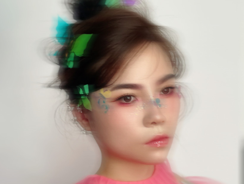 花樣抽絲新娘，廣西培訓(xùn)彩妝職業(yè)作品欣賞