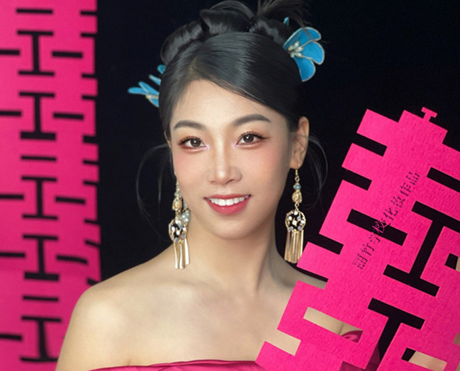 新娘晨袍造型，零基礎(chǔ)學(xué)新娘造型作品