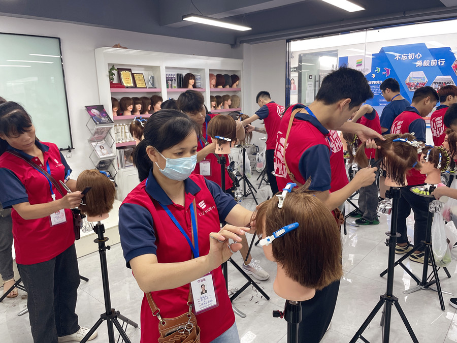 圓形堆積技巧，廣西剪發(fā)基礎(chǔ)培訓(xùn)分享