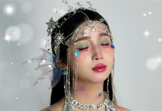 人魚公主造型，?南寧影樓化妝造型作品