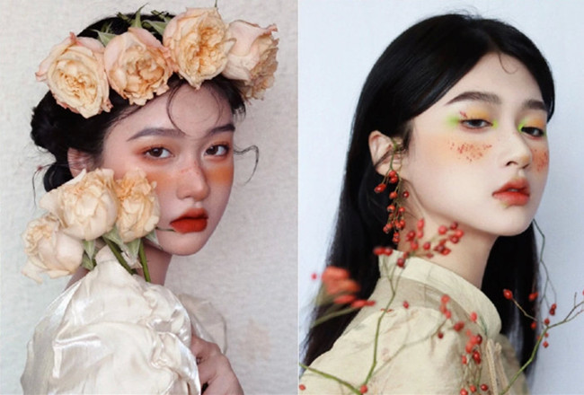 鮮花造型寫真，廣西化妝形象造型培訓(xùn)分享
