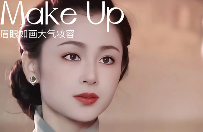 民國(guó)大女主妝容教程，南寧化妝專業(yè)培訓(xùn)