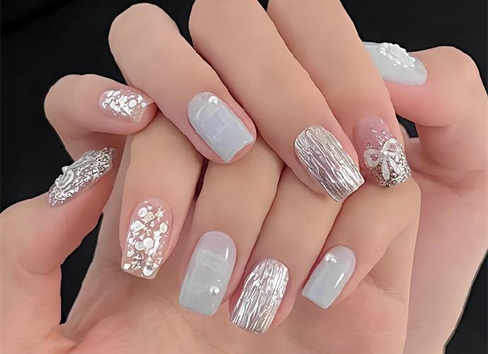 適合打工人的美甲，廣西學(xué)美甲款式