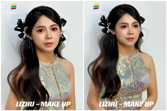 禮服造型，廣西化妝形象學(xué)校作品