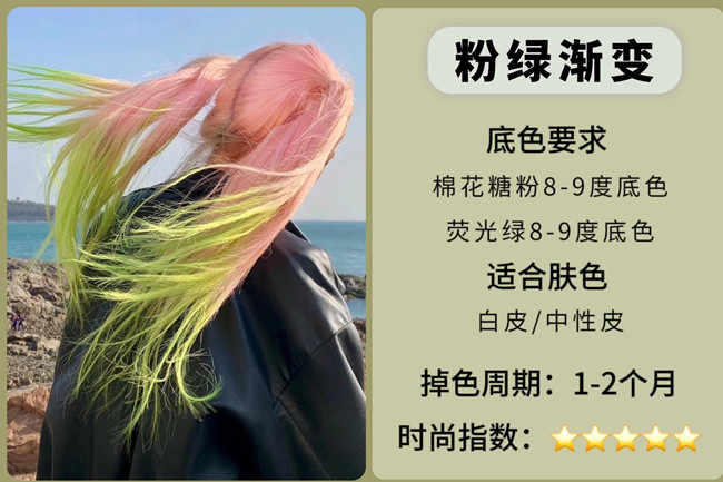 2024熱門吸睛挑染發(fā)色，廣西染發(fā)學校收集整理