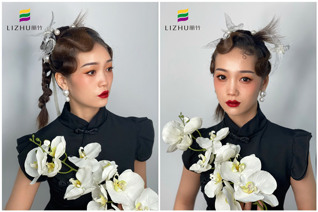 新中式國風(fēng)造型，南寧化妝進(jìn)修培訓(xùn)課堂作品