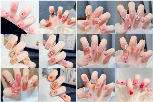 夏日清透美甲賞析，告訴你廣西學(xué)美甲哪里有實(shí)力