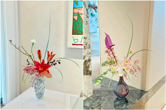 中式花瓶插花作品，南寧插花師學(xué)校收集分享