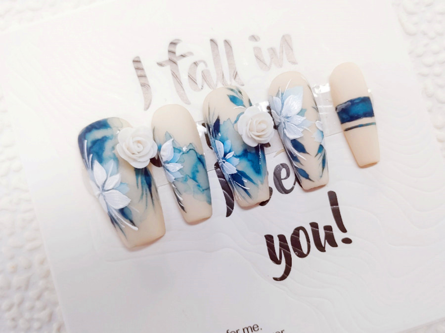 國(guó)風(fēng)雕花美，南寧美甲培訓(xùn)排名推薦