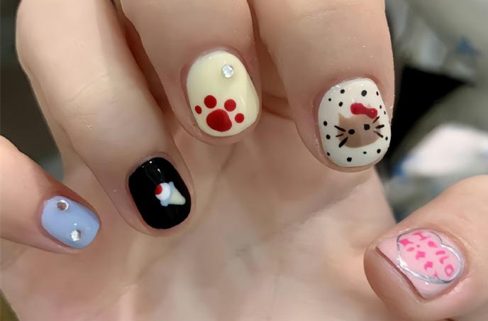 糖果色短甲推薦，廣西美甲進(jìn)修培訓(xùn)