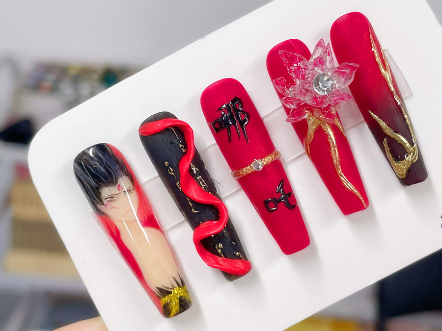 哪吒美甲，南寧美甲學(xué)校排名前三作品